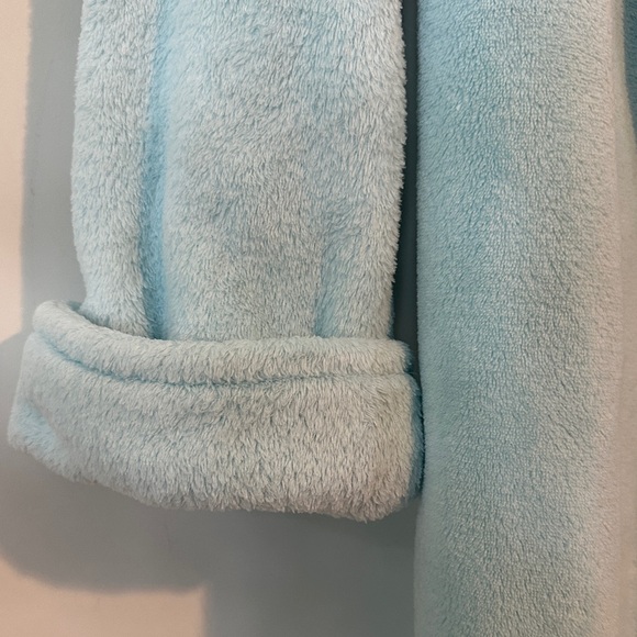 GEORGE | Soft Sky Blue Fleece Robe - Picture 4 of 12